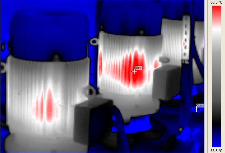 Θερμογραφία σε μηχανολογικό εξοπλισμό
